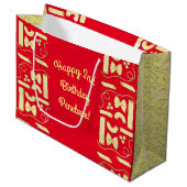 Noodles Pasta Kind 1e verjaardag Italiaanse Groot Cadeauzakje (Voorkant Gekanteld)