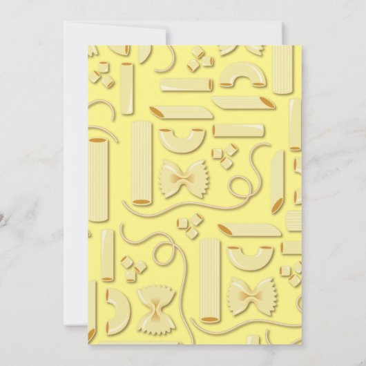 Noodles Pasta Kind 1e verjaardag Italiaanse Kaart (Achterkant)