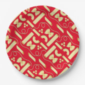 Noodles Pasta Kind 1e verjaardag Italiaanse Papieren Bordje (Voorkant)