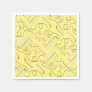 Noodles Pasta Kind 1e verjaardag Italiaanse Servet