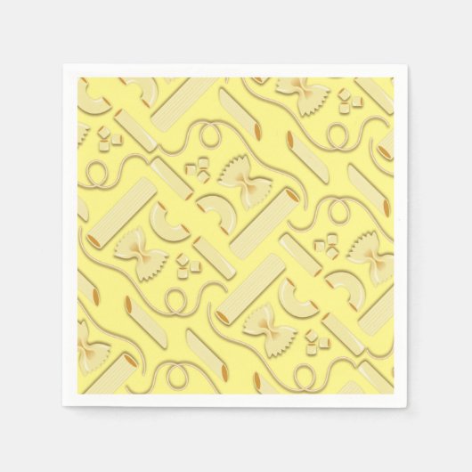 Noodles Pasta Kind 1e verjaardag Italiaanse Servet (Voorkant)