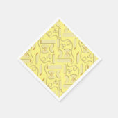 Noodles Pasta Kind 1e verjaardag Italiaanse Servet (Hoek)