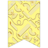 Noodles Pasta Kind 1e verjaardag Italiaanse Vlaggetjes (Eerste vlag)