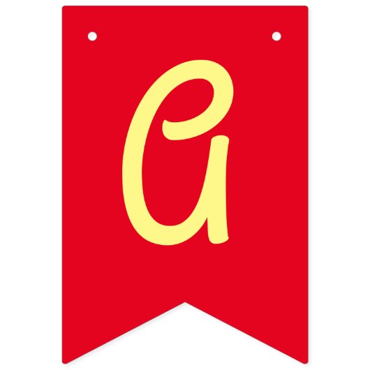 Noodles Pasta Kind 1e verjaardag Italiaanse Vlaggetjes (Derde vlag)