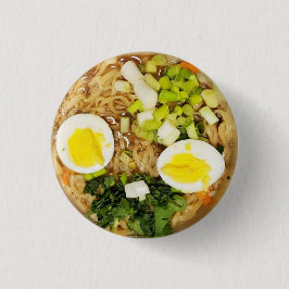 Noodles, Ramen Funny Soup Ronde Button 3,2 Cm