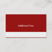 Noodles Red Asian Bowl sticks Culinair Visitekaartje (Achterkant)