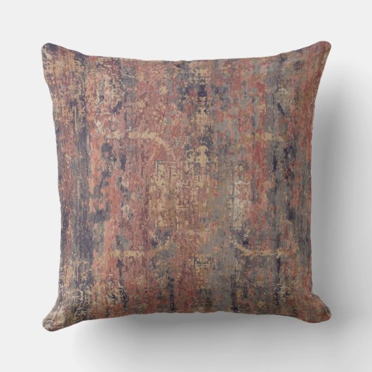  noodlijdend Abstract Antiek Roest Sinaasappel Kussen (Achterkant)