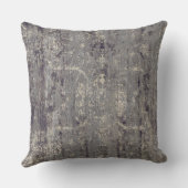 Noodlijdend Abstract Antiek Rustic Grey Kussen (Achterkant)