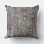 Noodlijdend Abstract Antiek Rustic Grey Kussen (Voorkant)