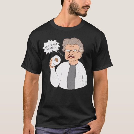 Noodlijdend Angry Oma toiletpapier voor 20 T-shirt (Voorkant)