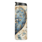 NOODLIJDEND BLAUW EN WIT VALENTIJN HART THERMOSBEKER (Geroteerd rechts)