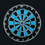 Noodlijdend blauw en zwart custom kleur dartboard dartbord<br><div class="desc">Noodlijdend blauw en zwart custom kleur dartboard.  dartbord met rustiek verdrietig design. Groot voor huis,  kantoor,  partij,  man grot,  bar,  pub,  restaurant enz. Kleuren kunnen worden gewijzigd.</div>