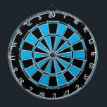 Noodlijdend blauw en zwart custom kleur dartboard dartbord<br><div class="desc">Noodlijdend blauw en zwart custom kleur dartboard.  dartbord met rustiek verdrietig design. Groot voor huis,  kantoor,  partij,  man grot,  bar,  pub,  restaurant enz. Kleuren kunnen worden gewijzigd.</div>