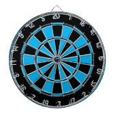 Noodlijdend blauw en zwart custom kleur dartboard dartbord (Voorkant)