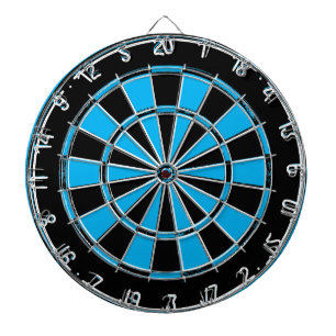 Noodlijdend blauw en zwart custom kleur dartboard dartbord