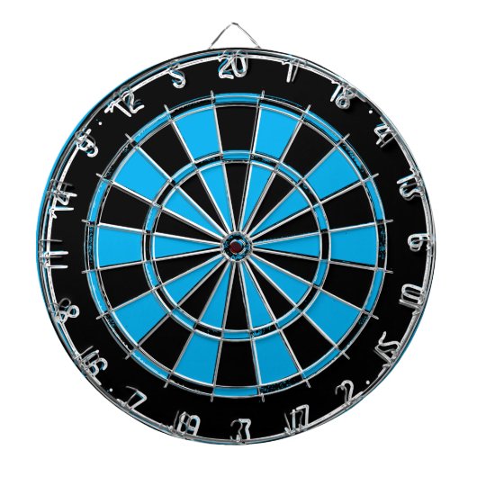 Noodlijdend blauw en zwart custom kleur dartboard dartbord (Voorkant)