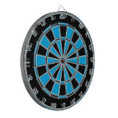 Noodlijdend blauw en zwart custom kleur dartboard dartbord (Voorkant Links)