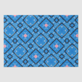 Noodlijdend Blauw Zwart Roze Diamant Tissue Papier