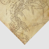 noodlijdend Briefkaart kaart Antiek Tissuepapier (Detail)