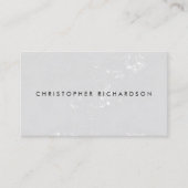 NOODLIJDEND MODERN en MINIMAAL op LICHTGRIJS Visitekaartje (Voorkant)