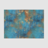 Noodlijdend Patina Koper  Weefseldocument Tissuepapier (Voorkant)