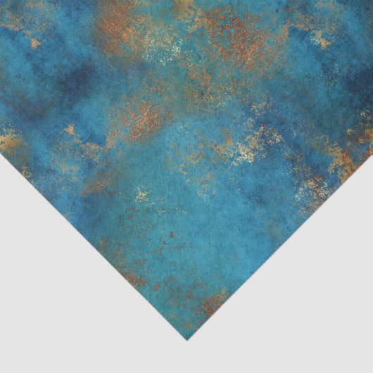 Noodlijdend Patina Koper  Weefseldocument Tissuepapier (Detail)