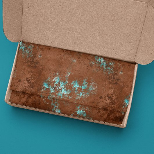Noodlijdend Patina Koper  Weefseldocument Tissuepapier