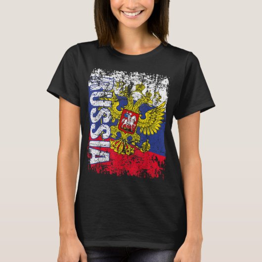  noodlijdend Rusland T-shirt (Voorkant)