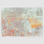  Noodlijdend Script Land Rustieke Herfst Tissuepapier (Voorkant)