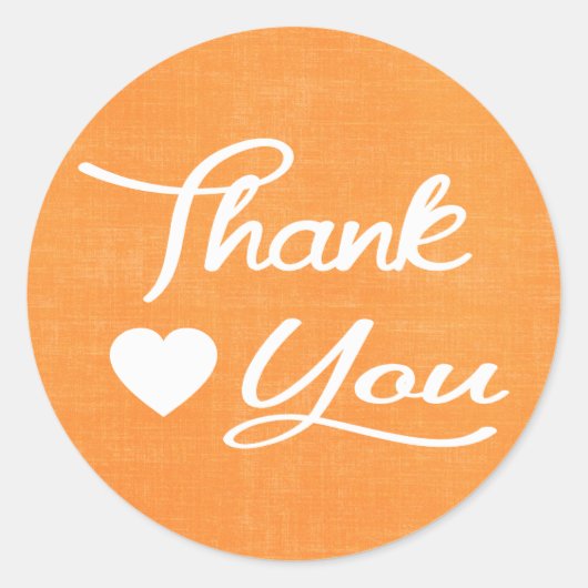 Noodlijdend Sinaasappel Dank u Hart Stickers / zee (Voorkant)
