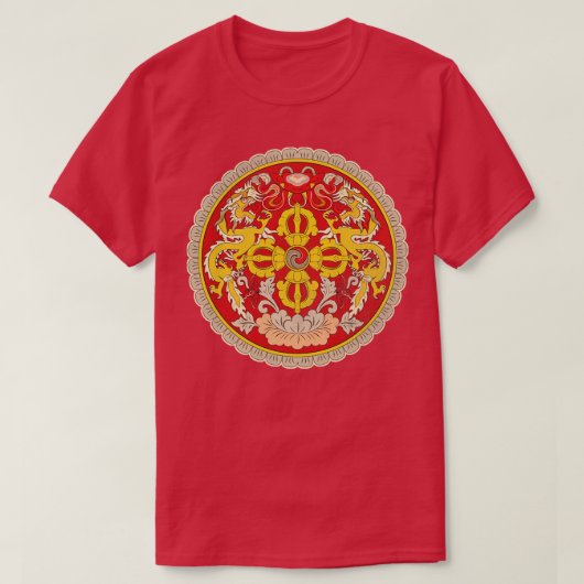  noodlijdend wapen van Bhutan T-shirt (Design voorkant)