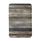 Noodlijdend Zwart Goud en Grijze Streep Badmat (Voorkant Verticaal)