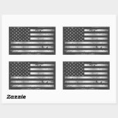 Noodlijdende American Flag II Sticker (Vel)