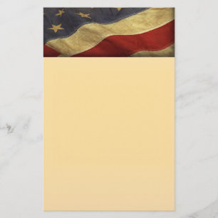Noodlijdende Amerikaanse Vlag Briefpapier