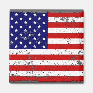 Noodlijdende Amerikaanse Vlag Magneet