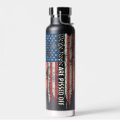 Noodlijdende Amerikaanse vlag We the People Waterfles (Links)