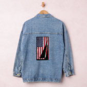 Noodlijdende Amerikaanse vlaggenvaren Denim Jacket (Hangar)