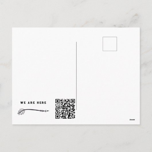 *~* Noodlijdende AP49 Mason Jar QR Feestdagenkaart (Achterkant)