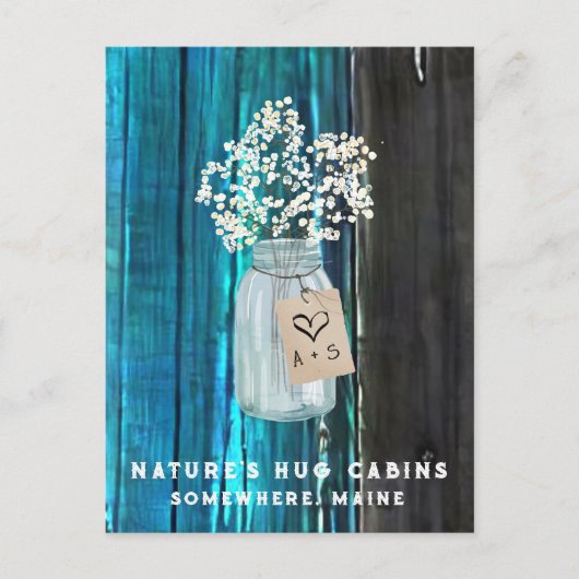 *~* Noodlijdende AP49 Mason Jar QR Feestdagenkaart (Voorkant)