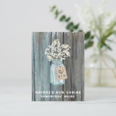 *~* Noodlijdende AP49 QR Mason Jar Feestdagenkaart (Staand voorkant)