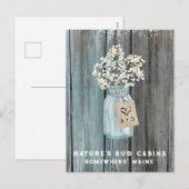 *~* Noodlijdende AP49 QR Mason Jar Feestdagenkaart (Voorkant / Achterkant)