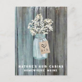 *~* Noodlijdende AP49 QR Mason Jar Feestdagenkaart (Voorkant)