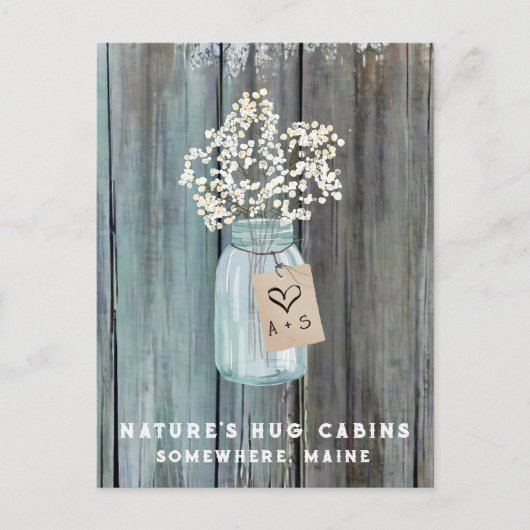 *~* Noodlijdende AP49 QR Mason Jar Feestdagenkaart (Voorkant)