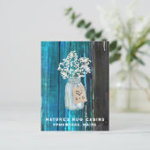 *~* Noodlijdende AP49 QR Mason Jar Feestdagenkaart (Staand voorkant)