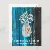 *~* Noodlijdende AP49 QR Mason Jar Feestdagenkaart (Voorkant / Achterkant)