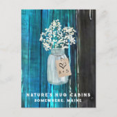 *~* Noodlijdende AP49 QR Mason Jar Feestdagenkaart (Voorkant)