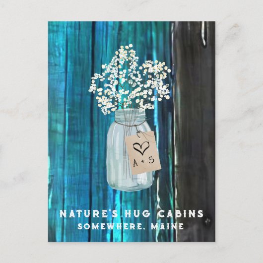 *~* Noodlijdende AP49 QR Mason Jar Feestdagenkaart (Voorkant)