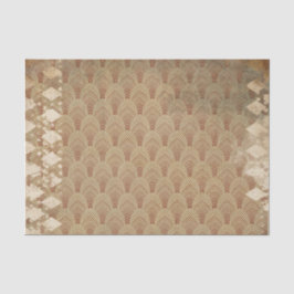 Noodlijdende Art Deco Tissuepapier