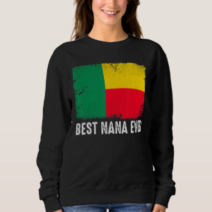 Noodlijdende Benin Vlag Beste Nana Ooit Patriottis Trui