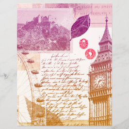 Noodlijdende  Big Ben Journal Scrapbook Papier